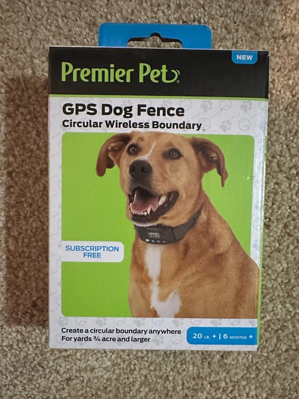 Premier GPS Dog Fence with Circular wireless boundary- Collar